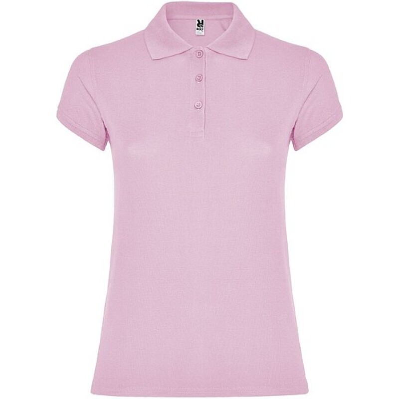 Dámská polokošile s krátkým rukávem, ROLY STAR, světle růžová, vel. 3XL