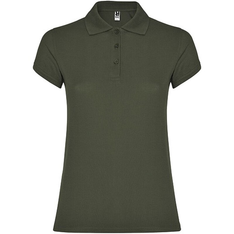 Dámská polokošile s krátkým rukávem, ROLY STAR, tmavá vojenská zelená, vel. 2XL