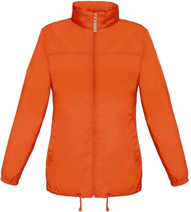 Dámská větrovka B&C bez podšívky, oranžová, M