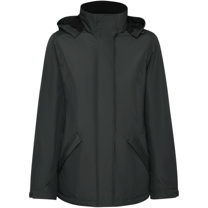 Dámská zateplená softshellová parka Roly Notus, velikost 3XL, tmavě šedá