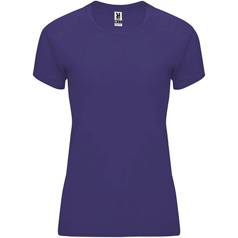 Dámské funkční tričko s krátkým rukávem, ROLY BAHRAIN, tmavě fialová, vel. 2XL