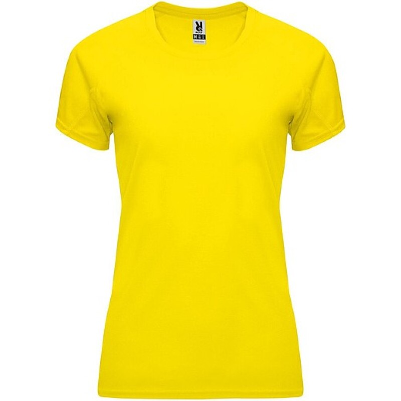 Dámské funkční tričko s krátkým rukávem, ROLY BAHRAIN, žlutá, vel. 2XL