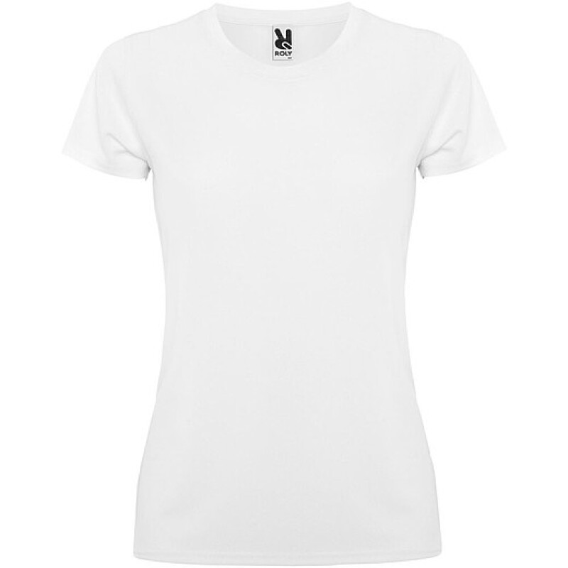 Dámské funkční tričko s krátkým rukávem, ROLY MONTECARLO, bílá, vel. 2XL