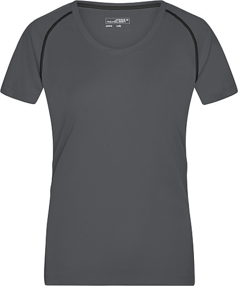 Dámské sportovní tričko James Nicholson sports T-shirt women, černá/bílá, vel. XS