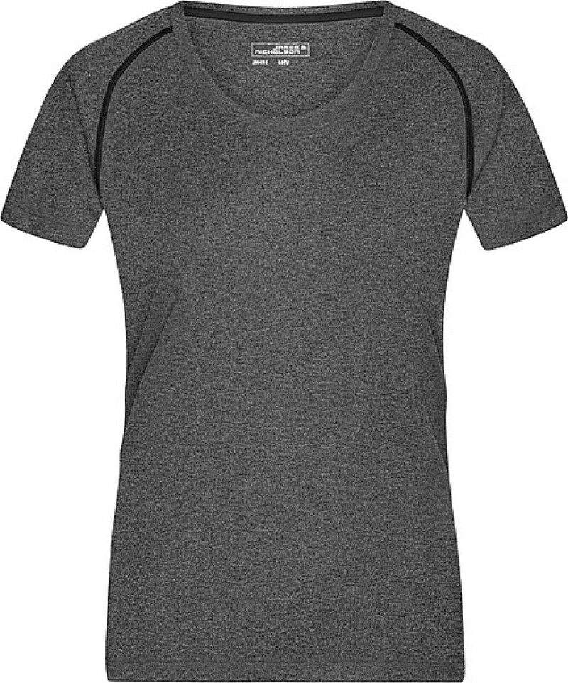 Dámské sportovní tričko James Nicholson sports T-shirt women, červená/černá, vel. XXL