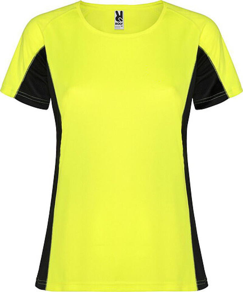 Dámské tričko Roly Shanghai, fluorescenční žlutá, velikost XL