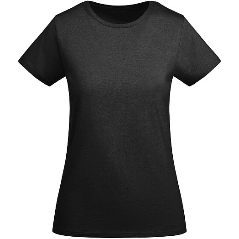 Dámské tričko s krátkým rukávem, ROLY BREDA, černá, vel. 2XL