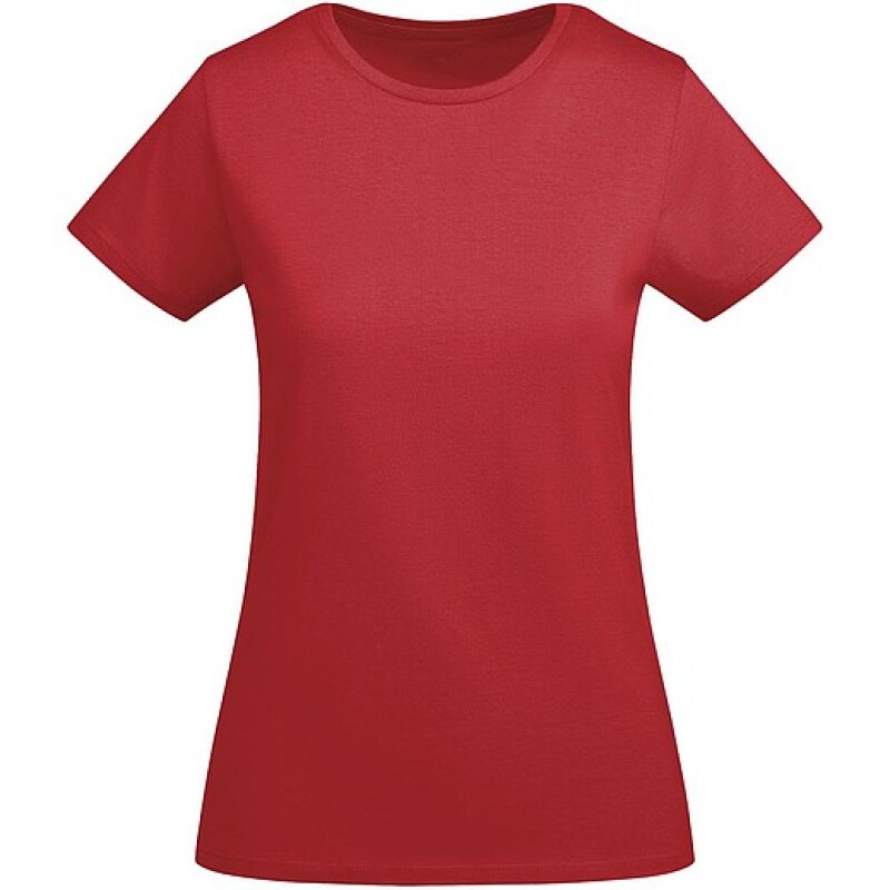 Dámské tričko s krátkým rukávem, ROLY BREDA, červená, vel. 2XL
