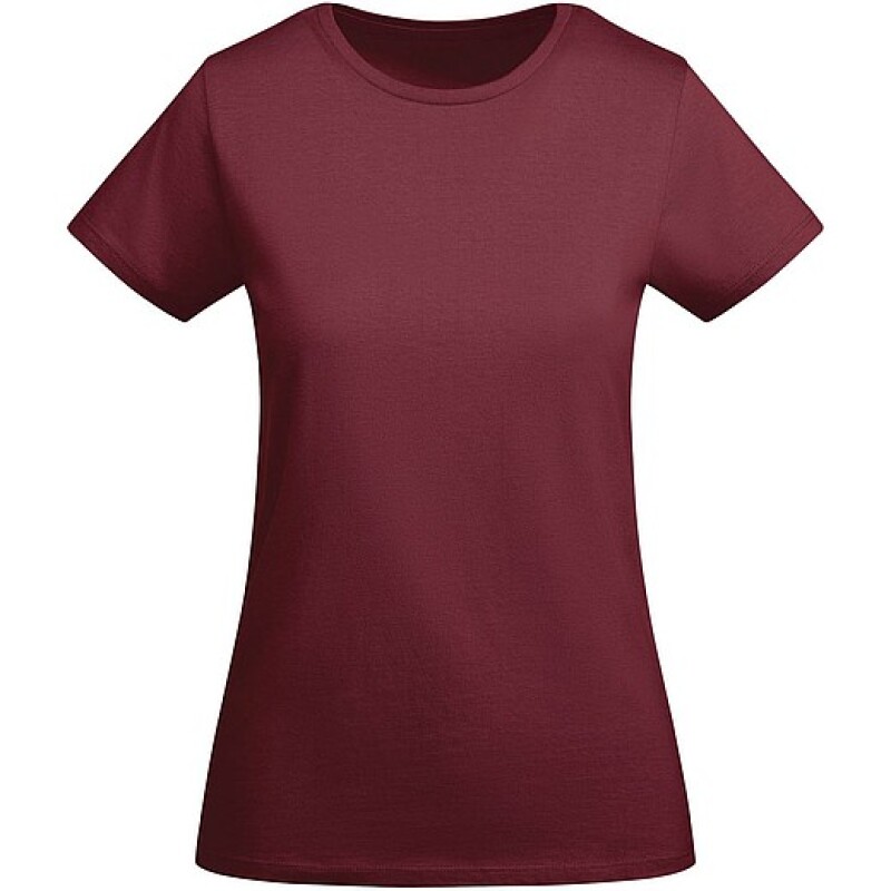 Dámské tričko s krátkým rukávem, ROLY BREDA, vínová, vel. 3XL