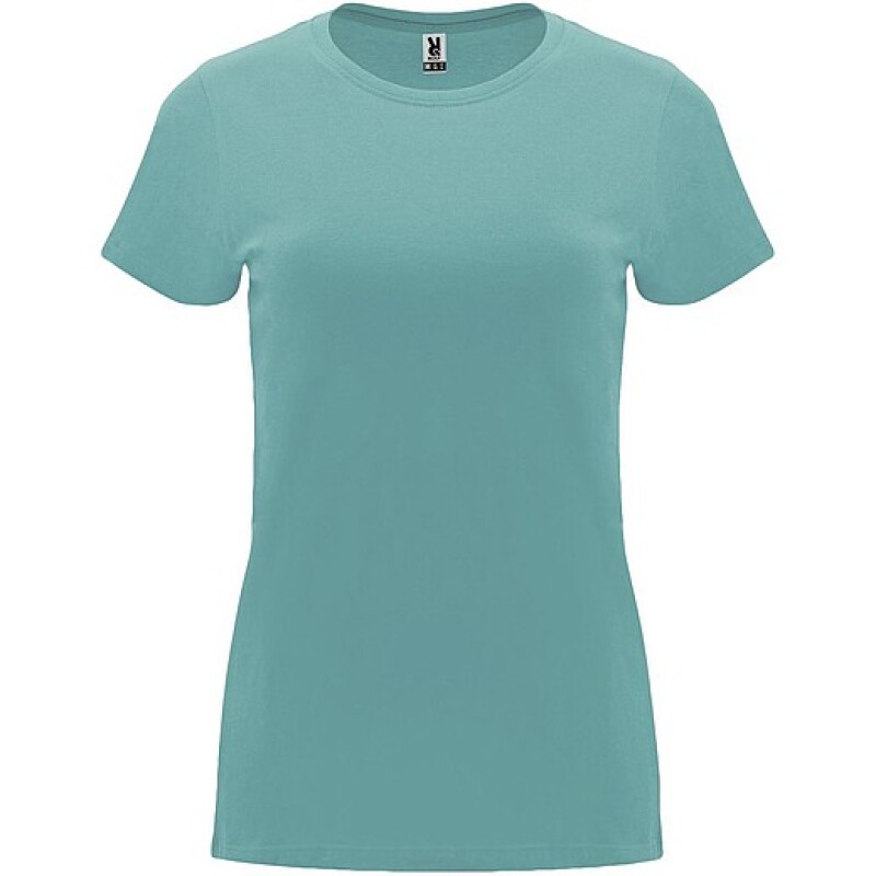 Dámské tričko s krátkým rukávem, ROLY CAPRI, modrošedá, 3XL
