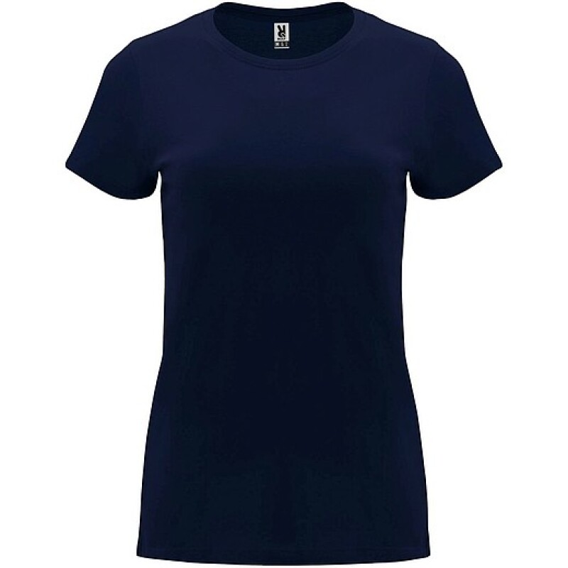 Dámské tričko s krátkým rukávem, ROLY CAPRI, navy, vel. XL