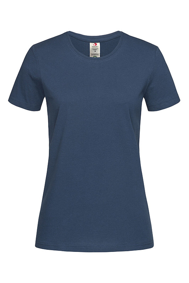 Dámské tričko STEDMAN CLASSIC-T ORGANIC WOMEN z bio bavlny, námořní modrá, XL