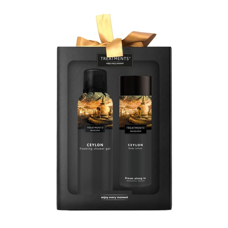 Dárková sada sprchové pěny 200 ml a tělového mléka 250 ml TREATMENTS® Giftbox Tenderness - Ceylon