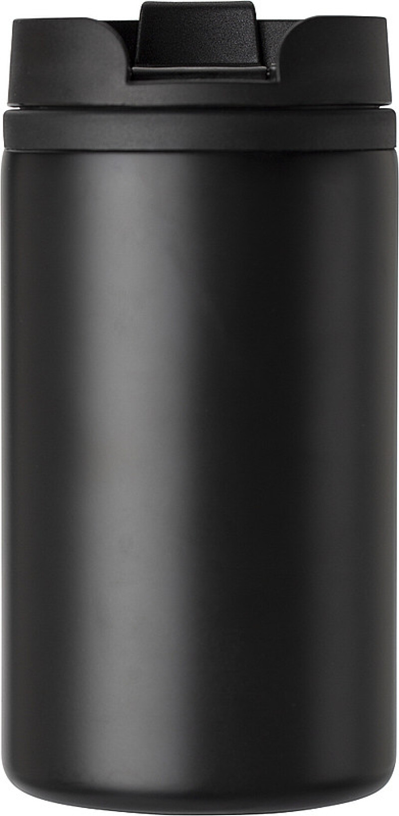 Dvoustěnný termohrnek z nerezové oceli. Objem 300ml. Černá.