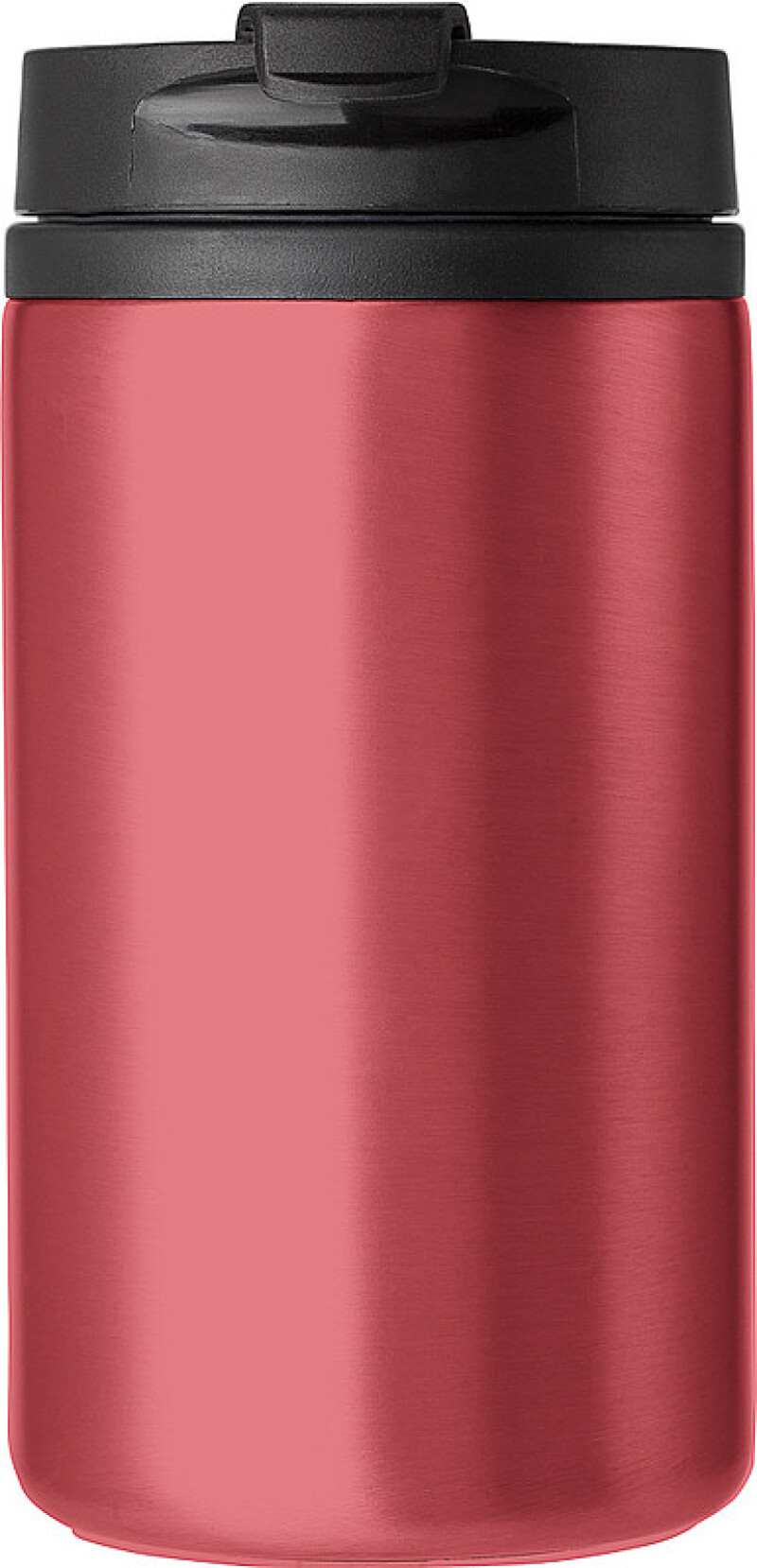 Dvoustěnný termohrnek z nerezové oceli. Objem 300ml. Červená.