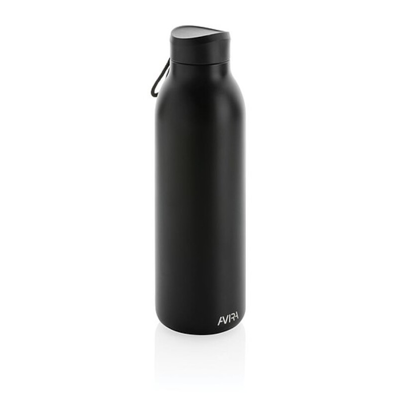 KASTORIA Vakuová termoska z recyklované nerezové oceli, 500 ml, černá