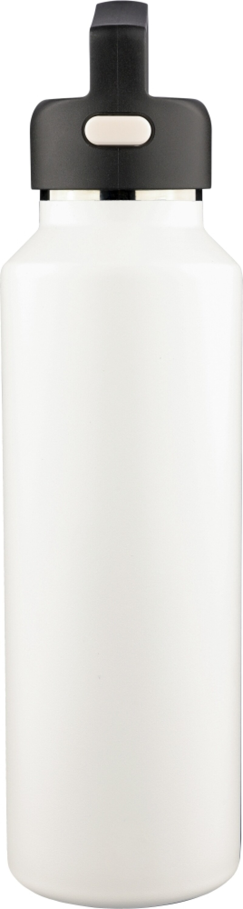 Dvoustěnná láhev z recyklované nerezové oceli, 600 ml, bílá
