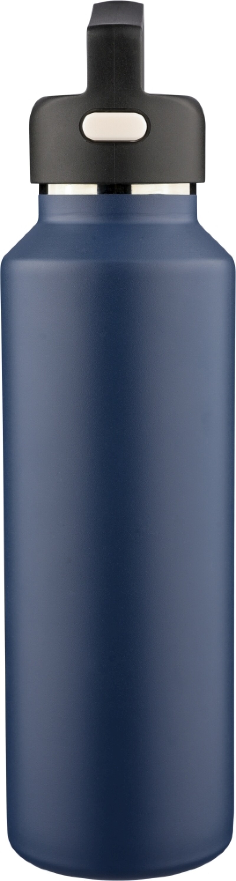Dvoustěnná láhev z recyklované nerezové oceli, 600 ml, modrá