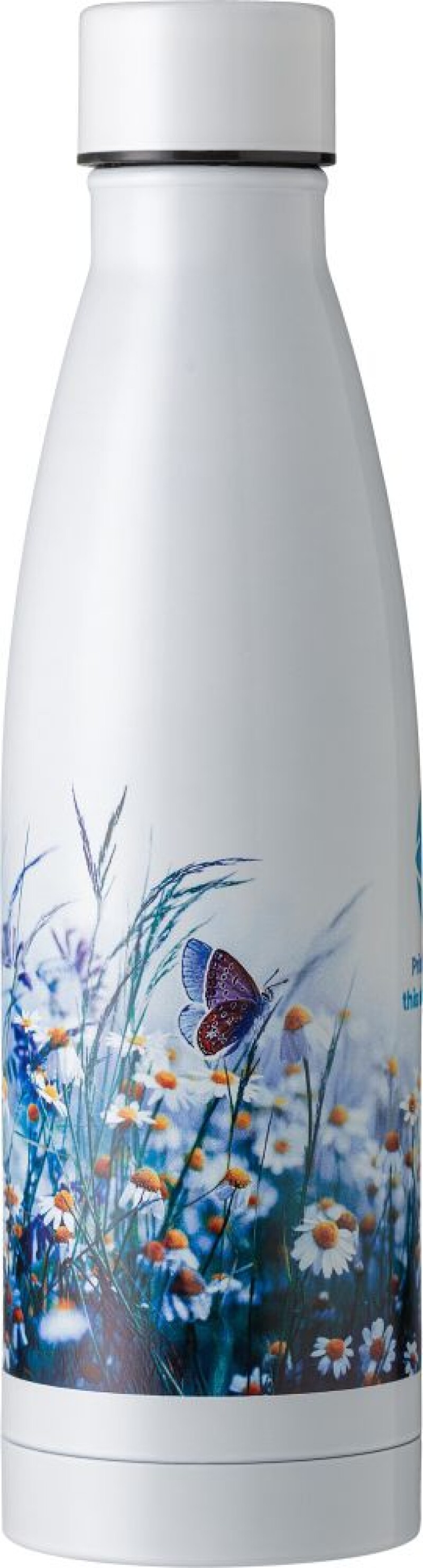 Dvoustěnná nerezová láhev na pití, 500ml, bílá