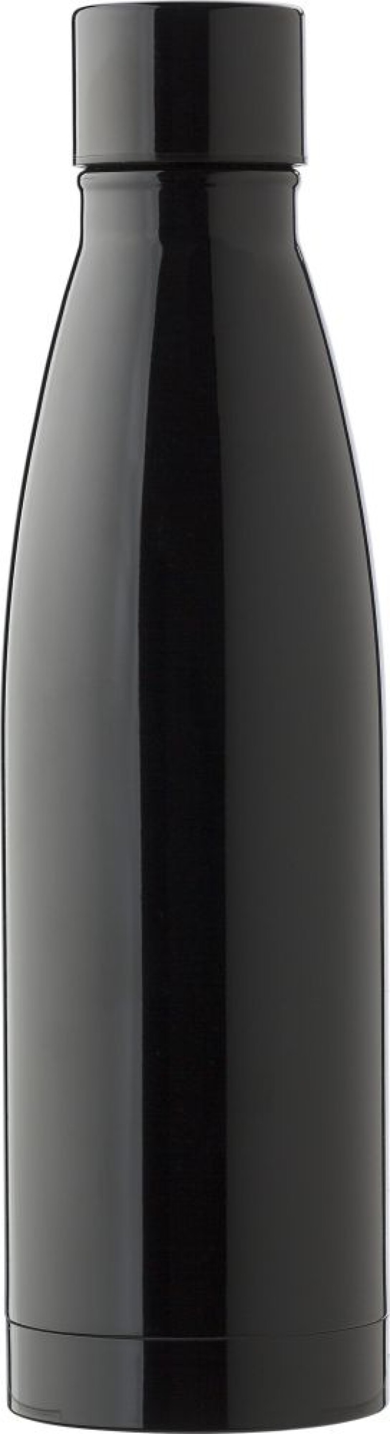 Dvoustěnná nerezová láhev na pití, 500ml, černá