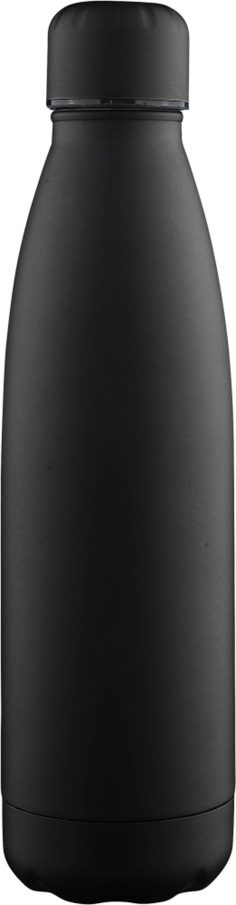 Dvoustěnná nerezová termoska 500 ml, černá