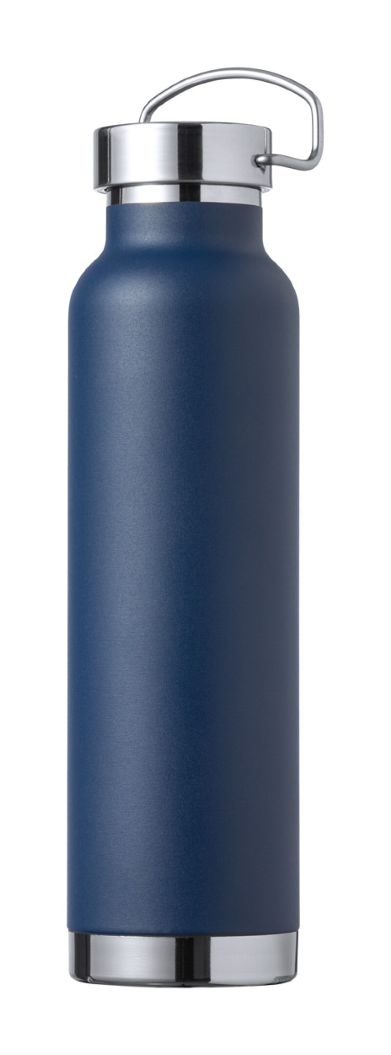 Dvoustěnná nerezová termoska, 650ml, s měděnou izolací, tmavě modrá
