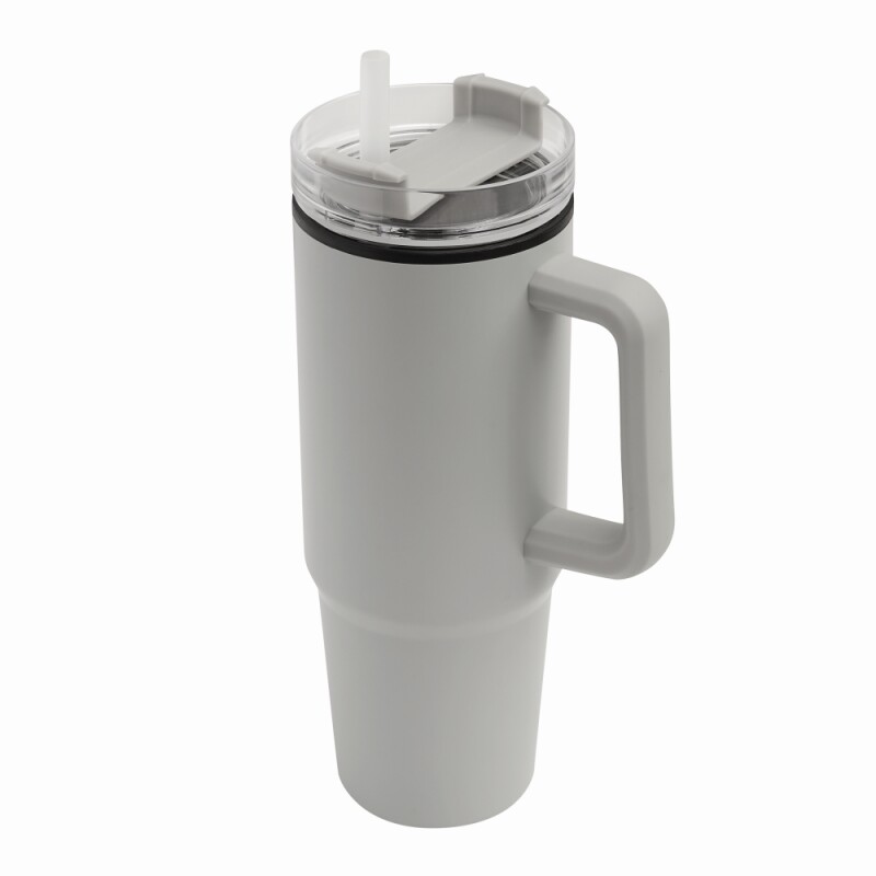 KEFALON Dvoustěnný XXL termohrnek, 900 ml, světle šedá