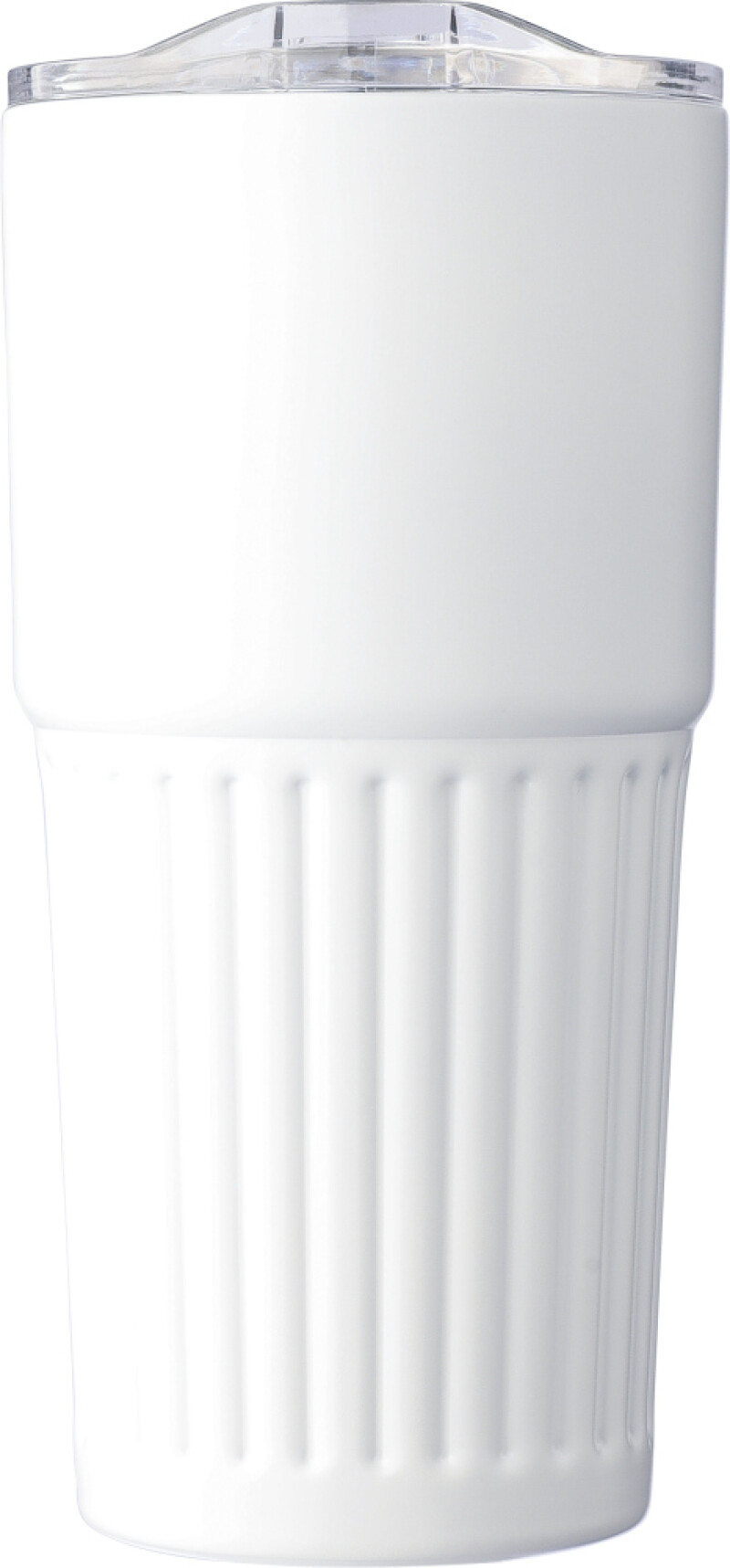 Dvoustěnný termohrnek z recyklované nerezové oceli 500 ml, bílá