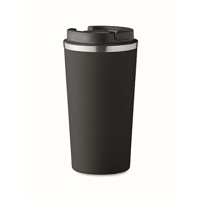 Dvoustěnný nerezový termohrnek, 510ml, černý