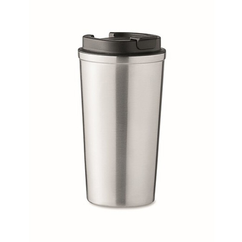 Dvoustěnný nerezový termohrnek, 510ml, stříbrný