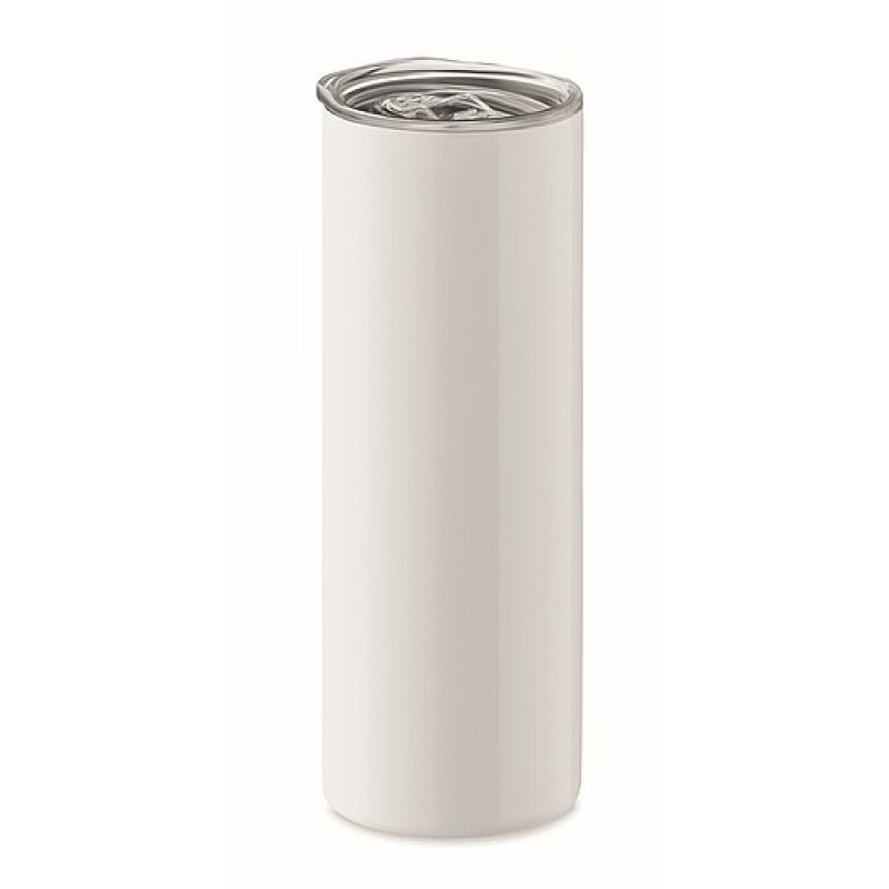 Dvoustěnný nerezový termohrnek s víčkem, 590ml, vhodný pro sublimaci