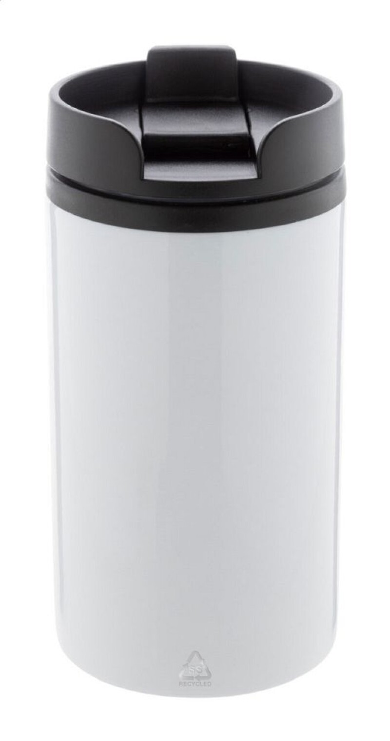 Dvoustěnný termohrnek, 250 ml, bílá