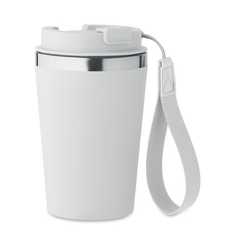 Dvoustěnný termohrnek 350 ml, bílá