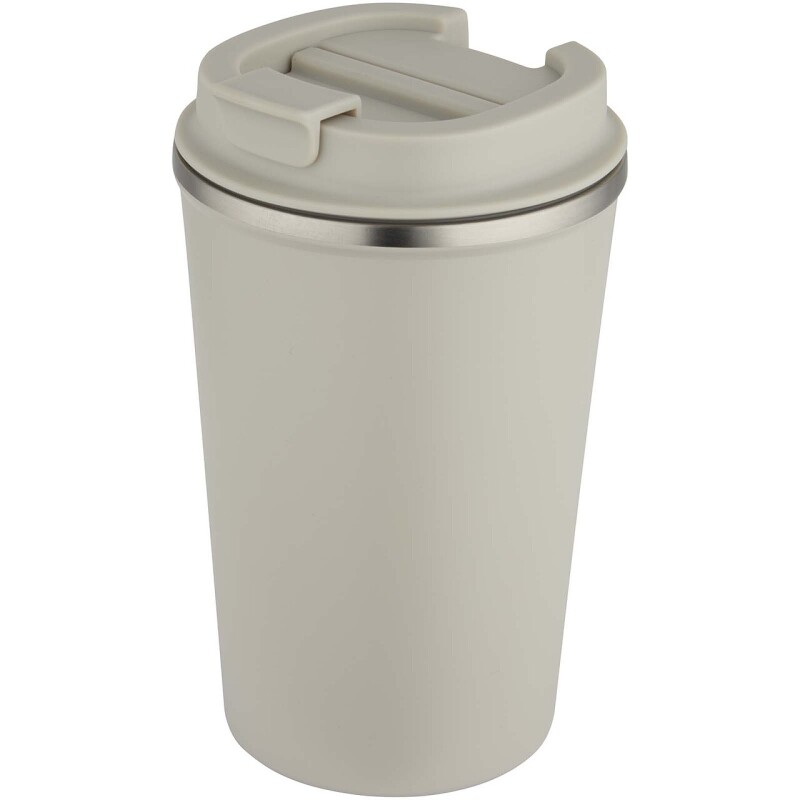 Dvoustěnný vakuově izolovaný termohrnek z nerezové oceli 350 ml, béžová