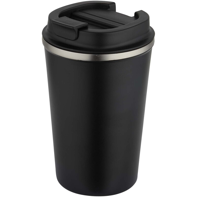 Dvoustěnný vakuově izolovaný termohrnek z nerezové oceli 350 ml, černá