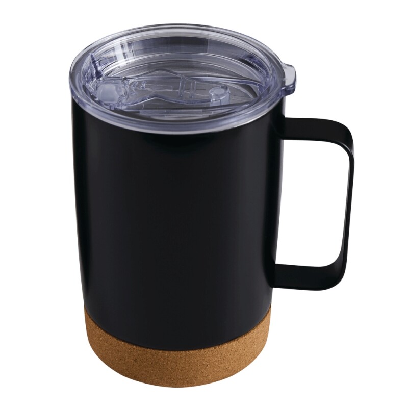 Dvoustěnný vakuový termohrnek 350 ml, černá