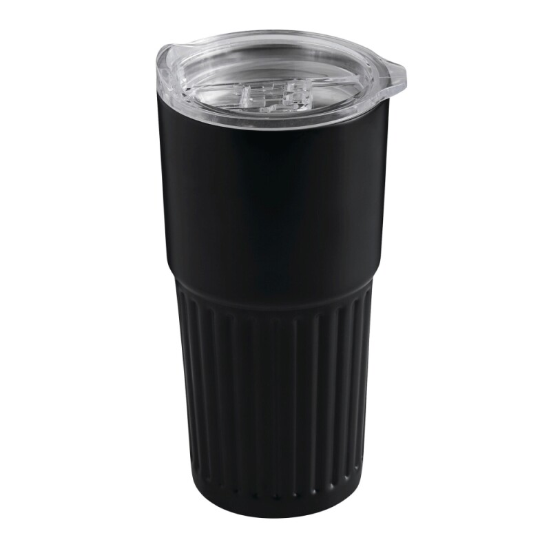 Dvoustěnný vakuový termohrnek 600 ml, černá