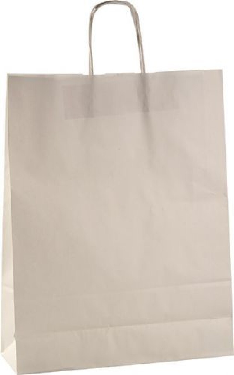 ERNA 32 Papírová taška 32 × 14 × 42 cm, kroucená držadla, bílá