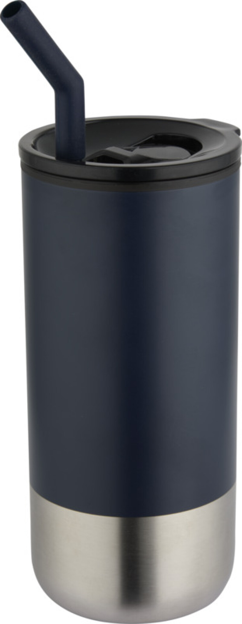 Termohrnek s brčkem 480 ml, námořní modrá