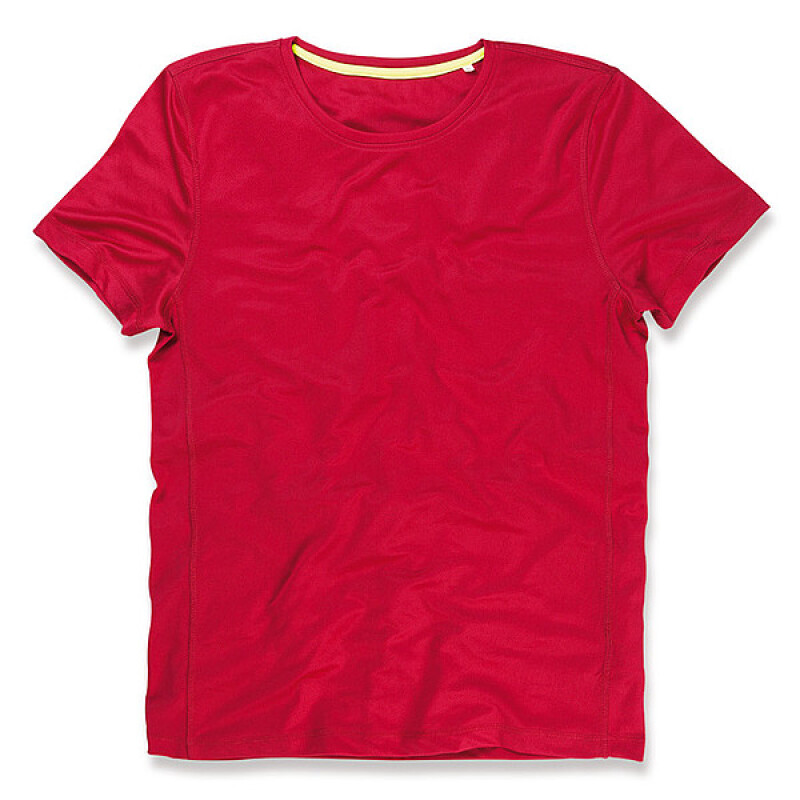 Funkční tričko STEDMAN ACTIVE 140 CREW NECK MEN červená S