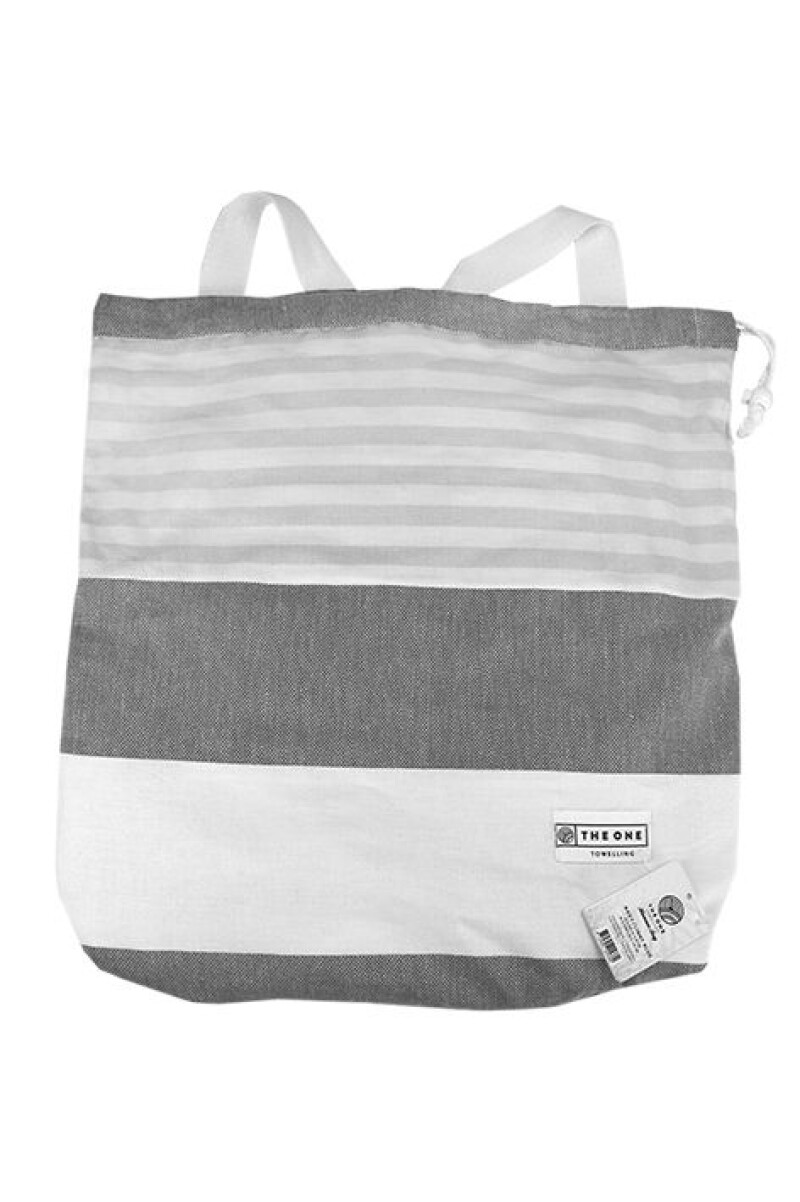 HAMAM BAG Plážová osuška The One, šedá/sv. šedá