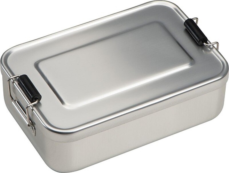 Hliníkový lunchbox 1000 ml , stříbrná