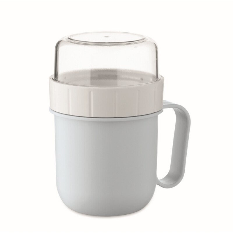 Hrnek na cesty z PP 450 ml, světle modrá