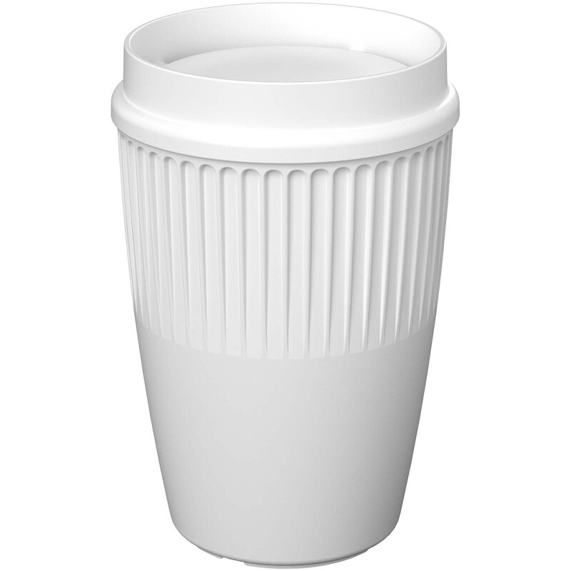 Hrnek s 360° víčkem 350 ml, bílá