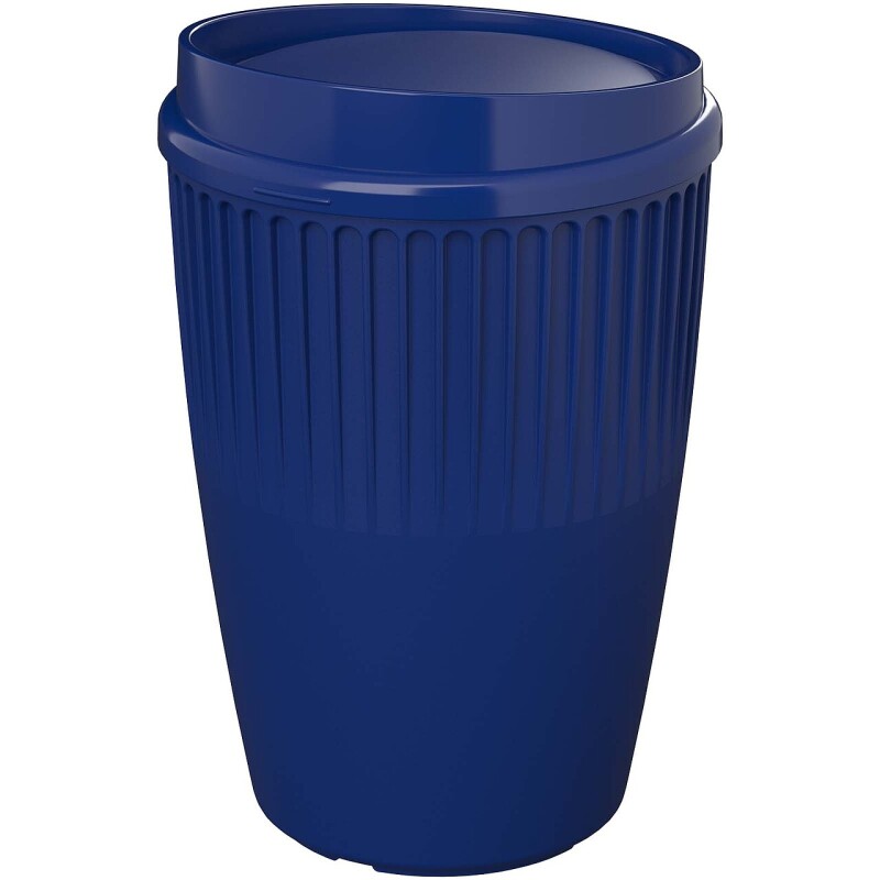 Hrnek z recyklovaného plastu 350 ml, modrá