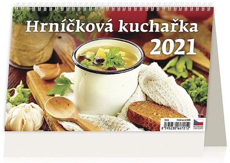Hrníčková kuchařka 2027, stolní kalendář