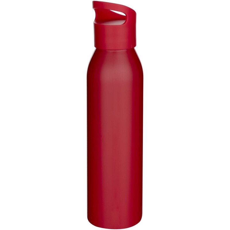 Jednostěnná láhev na vodu z recyklované nerezové oceli 650ml, červená