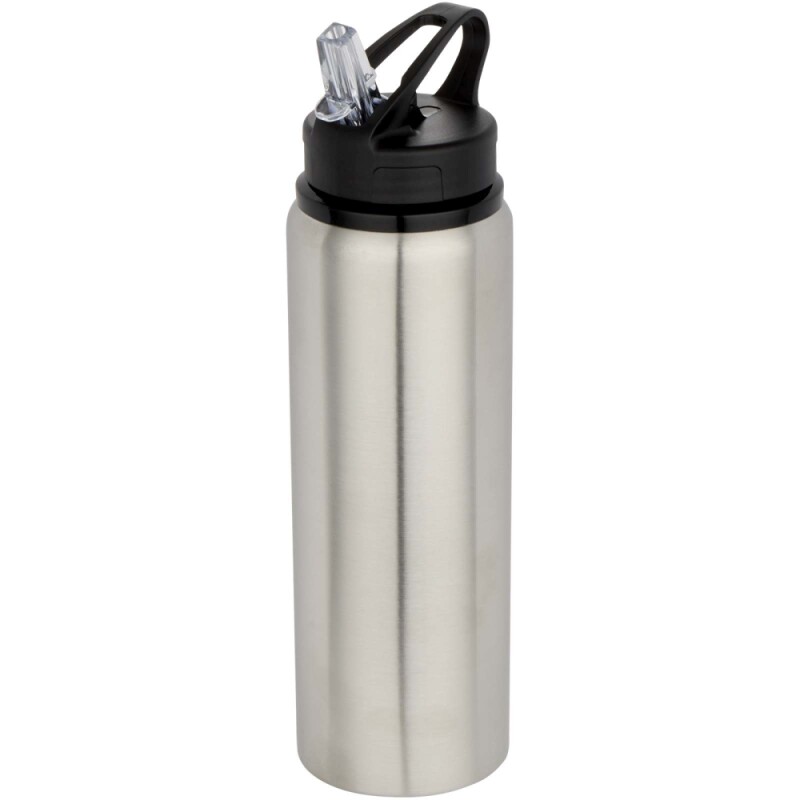 Jednostěnná láhev na vodu z recyklované nerezové oceli 800ml, šedá