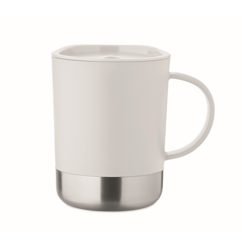 Jednostěnný hrnek 300ml, bílá
