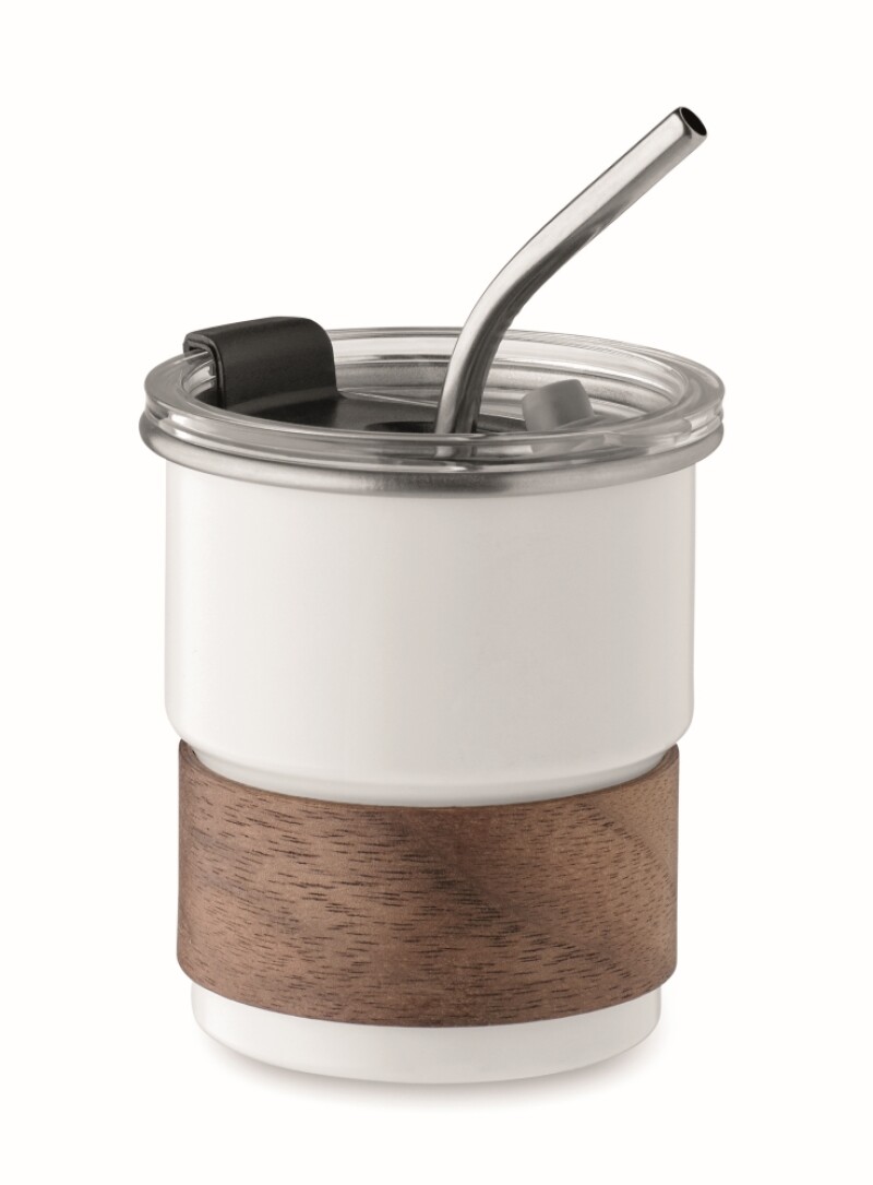 Jednostěnný pohárek 260 ml, bílá